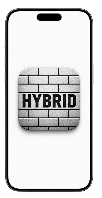 Brick Hybrid App on iPhone